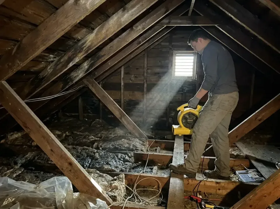 attic-water-damage-drying-proc-007 — frequently asked questions, Emergency Water Extraction & 24/7 Flood Response in Rio Ver…